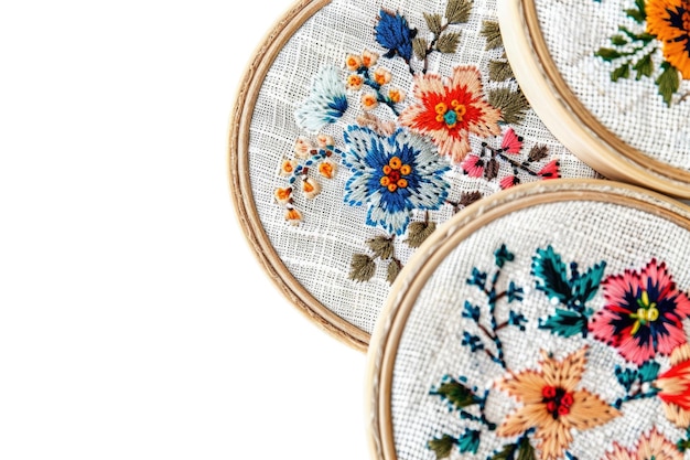 broderie cusatura colorata